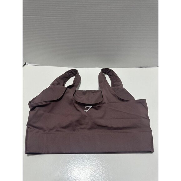 Gymshark Longline Sports Bra Truffle Brown NWT - Picture 4 of 7